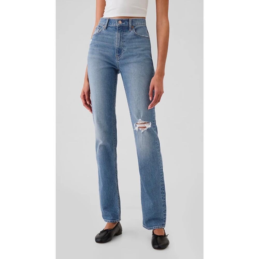 Gap Women’s 90s Straight High Rise Jeans Sz 2 Petite